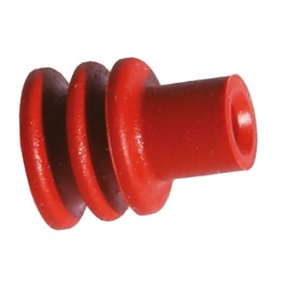 Delphi Automotive Connector Seal Metri-Pack Male Cable Seal Plug-In Silicone Housing Brown 5.95x5.95x7.5mm 15324973