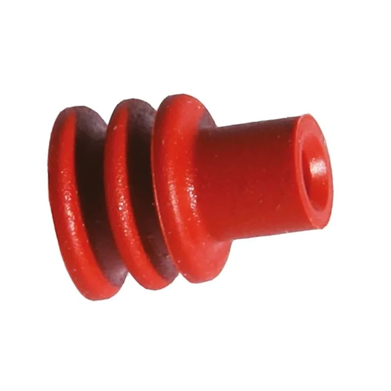 Delphi Automotive Connector Seal Metri-Pack Male Cable Seal Plug-In Silicone Housing Brown 5.95x5.95x7.5mm 15324973