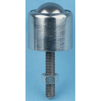ALWAYSE Ball Transfer Unit Stud Mount with 32 mm Ball Diameter Steel Case and Ball 102923