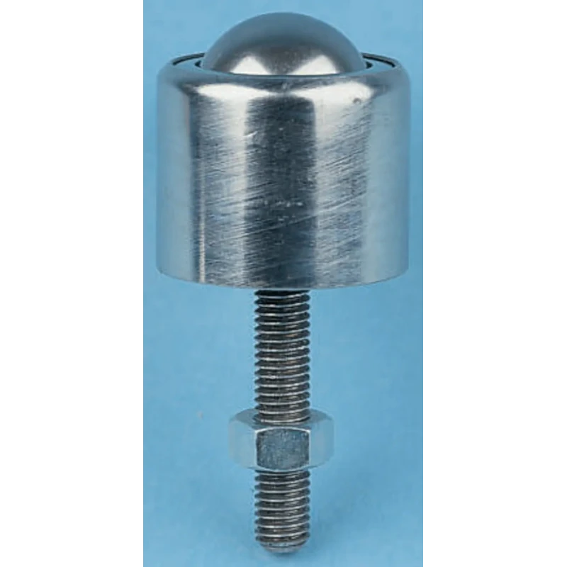 ALWAYSE Ball Transfer Unit Stud Mount with 32 mm Ball Diameter Steel Case and Ball 102923