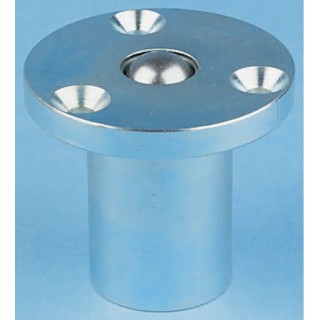 ALWAYSE Ball Transfer Unit with 19 mm Diameter Steel, Circular Flange Mount Type, Model 301113