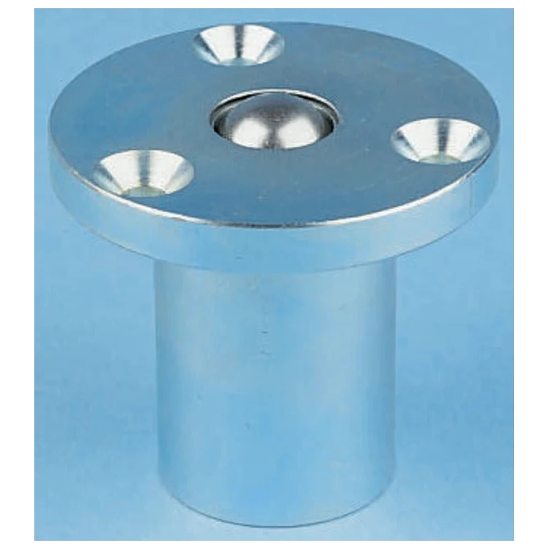 ALWAYSE Ball Transfer Unit with 19 mm Diameter Steel, Circular Flange Mount Type, Model 301113