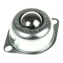 ALWAYSE Ball Transfer Unit with 25.4 mm Diameter Steel 2-Hole Flange Mount 55 kg Load Capacity 100613
