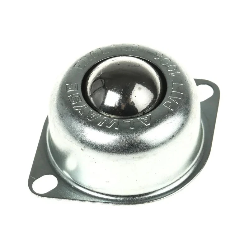 ALWAYSE Ball Transfer Unit with 25.4 mm Diameter Steel 2-Hole Flange Mount 55 kg Load Capacity 100613