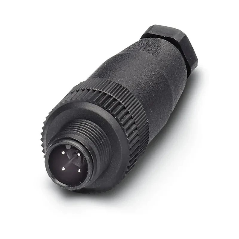 Phoenix Contact Circular Connector Cable M12 Plug Male 4 Contacts IP67 SACC Series 1681088