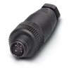 Phoenix Contact Circular Connector Cable M12 Plug Male 4 Contacts IP67 SACC Series 1681088