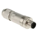 Phoenix Contact Circular Connector, 4 Contacts, Cable Mount, M12 Plug Male, 1.75A, D Coded, IP67, Zinc Housing, SACC 1543223
