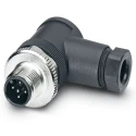 Phoenix Contact Circular Connector, 5 Contacts, Cable Mount, M12 Connector, Plug, Female, IP67, Right Angle, 60V 1663129