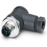 Phoenix Contact Circular Connector, 5 Contacts, Cable Mount, M12 Connector, Plug, Female, IP67, Right Angle, 60V 1663129
