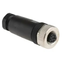 Phoenix Contact Industrial Circular Connector, Cable Mount Socket, Female, 8 Contacts, M12, IP67, SACC Series 1513347