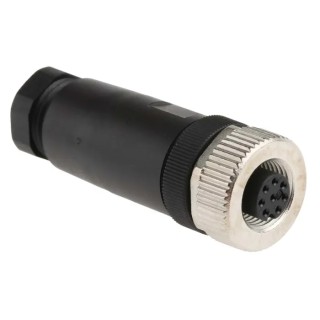 Phoenix Contact Industrial Circular Connector, Cable Mount Socket, Female, 8 Contacts, M12, IP67, SACC Series 1513347