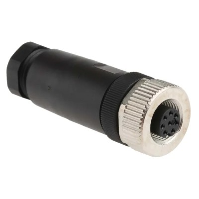 Phoenix Contact Industrial Circular Connector, Cable Mount Socket, Female, 8 Contacts, M12, IP67, SACC Series 1513347