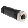 Phoenix Contact Industrial Circular Connector, Cable Mount Socket, Female, 8 Contacts, M12, IP67, SACC Series 1513347
