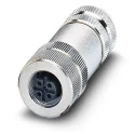 Phoenix Contact Circular Connector Cable Mount Socket Female M12, 5 Contacts, B Coding, IP67, Zinc Housing 1507777