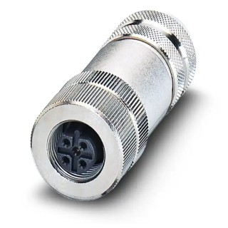 Phoenix Contact Circular Connector Cable Mount Socket Female M12, 5 Contacts, B Coding, IP67, Zinc Housing 1507777