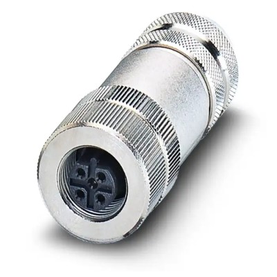 Phoenix Contact Circular Connector Cable Mount Socket Female M12, 5 Contacts, B Coding, IP67, Zinc Housing 1507777