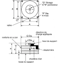 Fabreeka M10 Anti-Vibration Mount Ring Bush, 73 mm OD, 65 mm Height PLM1