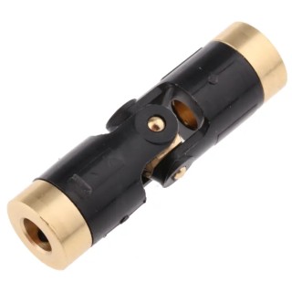 Huco Universal Joint Brass 1 Joint Plain Type 14.3mm Bored Hub 46.2mm Length 103.13.2222