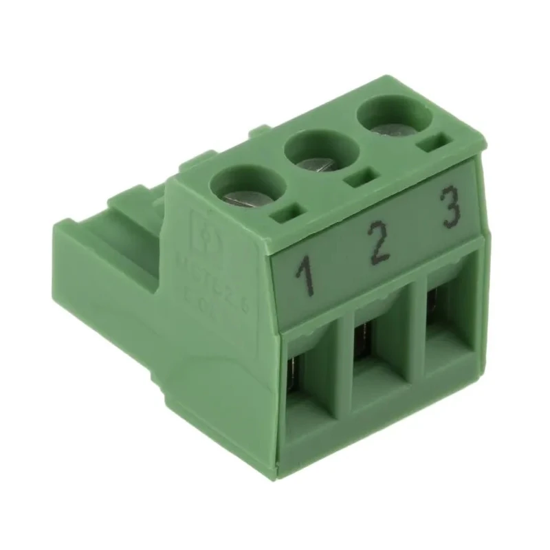 Phoenix Contact 3-Contact Pluggable Terminal Block MSTB 2.5/3-ST-5.08 BD, 5.08 mm Pitch, 12A, Female, Polyamide 1762208