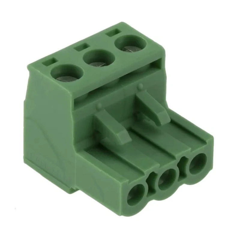 Phoenix Contact 3-Contact Pluggable Terminal Block MSTB 2.5/3-ST-5.08 BD, 5.08 mm Pitch, 12A, Female, Polyamide 1762208