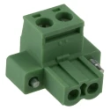 Phoenix Contact MSTB 2.5/2-STF-5.08 Series Pluggable Terminal Block, 2-Contact, 5.08 mm Pitch, 12A Current Rating 1777989