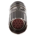Phoenix Contact Circular Connector 12 Contacts Cable Mount Socket Female IP67 RF Series 1607228