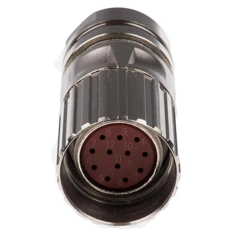 Phoenix Contact Circular Connector 12 Contacts Cable Mount Socket Female IP67 RF Series 1607228