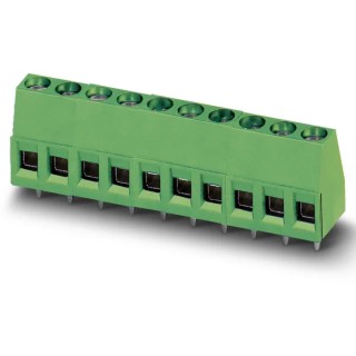 Phoenix Contact MKDS 1.5/3 Series Straight PCB Terminal Block, 3 Contacts, 5 mm Pitch, 160V, 10A, Polyamide Housing 1715035