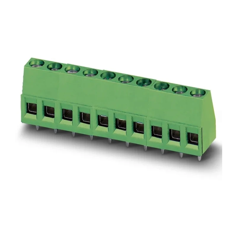 Phoenix Contact MKDS 1.5/3 Series Straight PCB Terminal Block, 3 Contacts, 5 mm Pitch, 160V, 10A, Polyamide Housing 1715035
