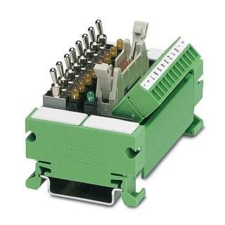 Phoenix Contact 14-Contact Male Interface Module FLK IDC Connector DIN Rail Mount 30V DC 8A 2968205