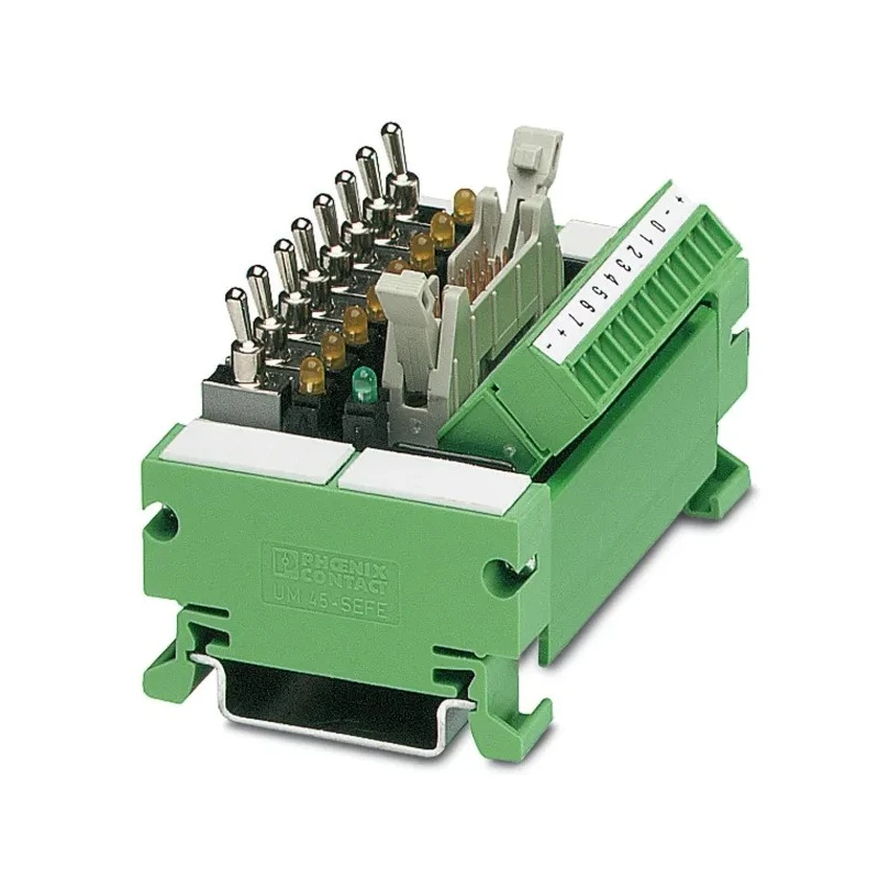 Phoenix Contact 14-Contact Male Interface Module FLK IDC Connector DIN Rail Mount 30V DC 8A 2968205