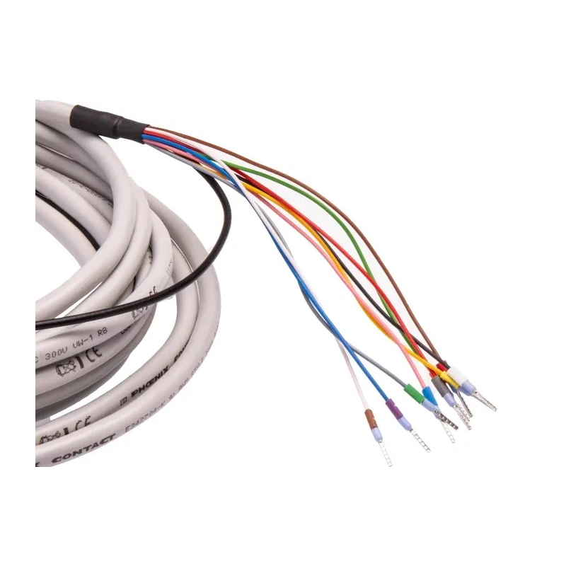 Phoenix Contact Shielded Female D-Sub 9-Pin to Female Free End Cable, 6m Length, 125V AC, PVC Jacket 2926072