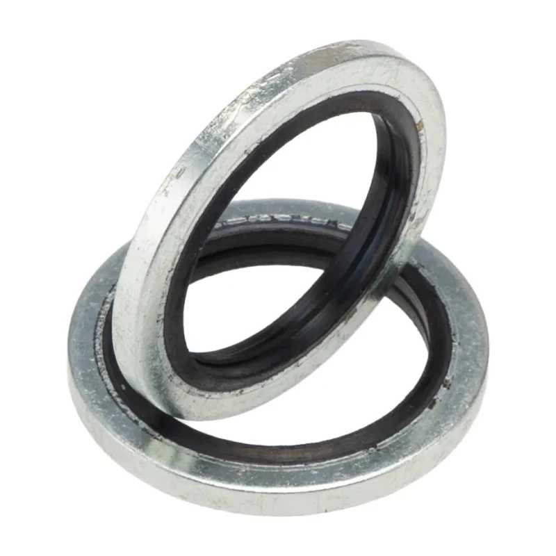 RS Pro Nitrile Rubber (NBR) Bonded Seal Washer 17.28 mm ID 23.8 mm OD Shore 70 Hardness 689-489
