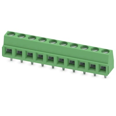 Phoenix Contact MKDSN 1.5/10 Series PCB Terminal Block 10-Contact 5 mm Pitch 400V 13.5A 1 Row 1729092