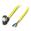 Phoenix Contact Sensor Actuator Cable Female 5 Way Right Angle to Unterminated, 10 m, 60V DC, Polyvinyl Chloride 1406170