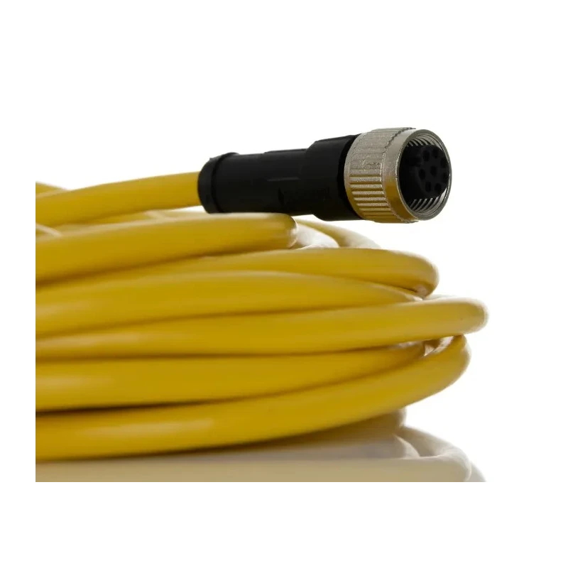 Phoenix Contact Female 8 Way Straight to 8 Way Unterminated Sensor Actuator Cable 10m 30V SAC-8P-10.0-542/ FS SCO BK 1406103