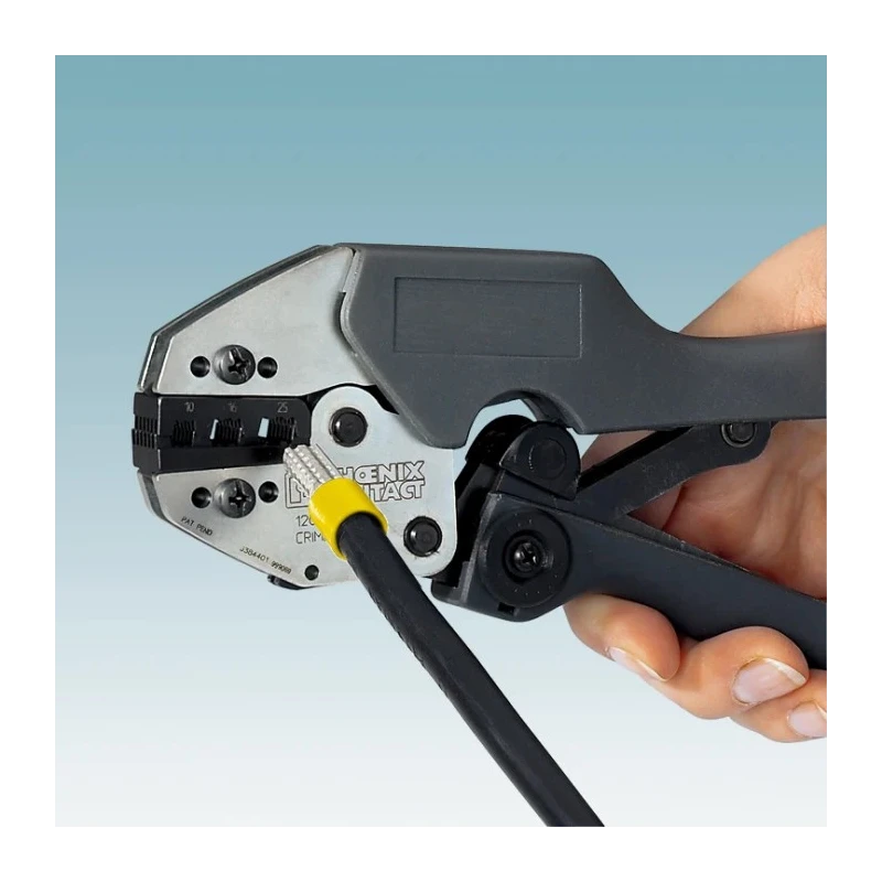 Phoenix Contact CRIMPFOX 25R Hand Crimping Tool for Wire Ferrules, Ergonomic Handle, 256 mm Length 1212039