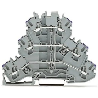 WAGO Feed Through Terminal Block Grey 2.5mm² 3-Level Clamp 500V IECEx ATEX 2002-3208