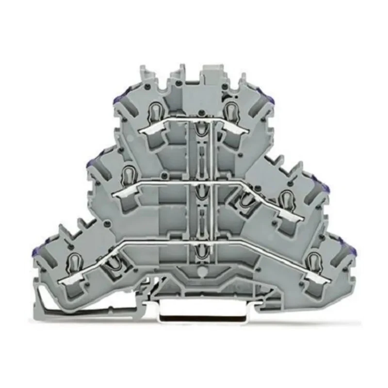 WAGO Feed Through Terminal Block Grey 2.5mm² 3-Level Clamp 500V IECEx ATEX 2002-3208