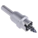 Blu Mol Tungsten Carbide Hole Cutter Drill Bit 19 mm Diameter, Arborless with 6mm HSS Pilot Drill 690-388