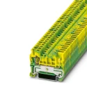 Phoenix Contact ST 2.5/ 1P-PE Series Feed Through Terminal Block Green Yellow 2.5mm² 1-Level Spring Cage 3040025