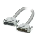 Phoenix Contact Serial Cable Female D-Sub 25-Pin to Male DB25 1 m Semi-Rigid Polyvinyl Chloride 230 DB25