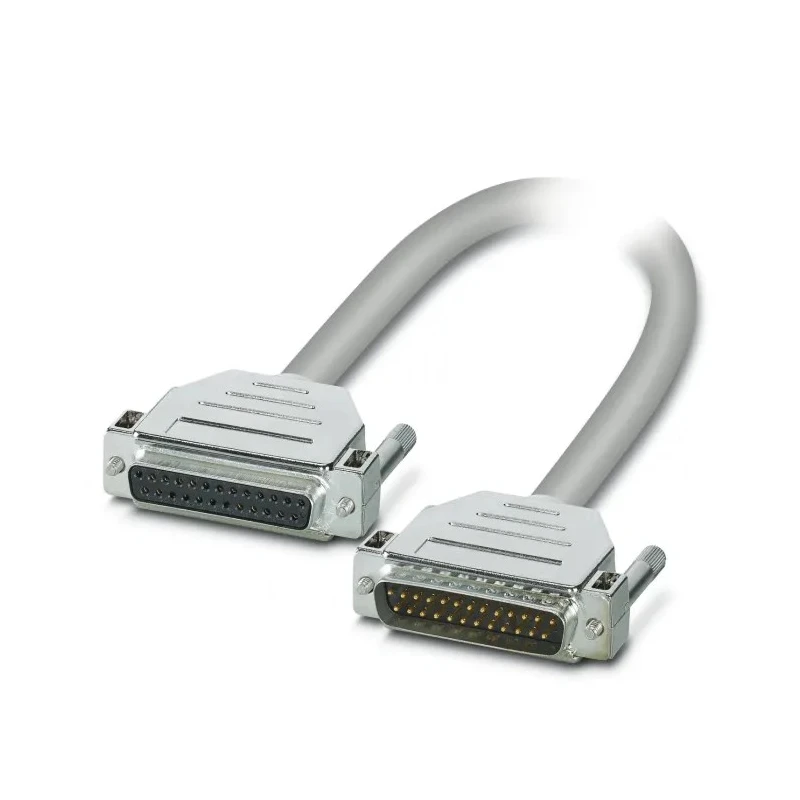 Phoenix Contact Serial Cable Female D-Sub 25-Pin to Male DB25 1 m Semi-Rigid Polyvinyl Chloride 230 DB25
