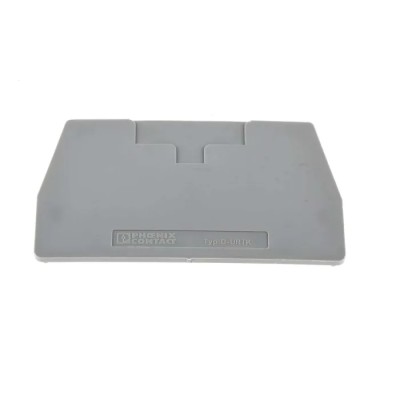 Phoenix Contact End Cover D-URTK Series Grey 41.5 mm Width x 72 mm Length x 2.2 mm Thickness 0310020