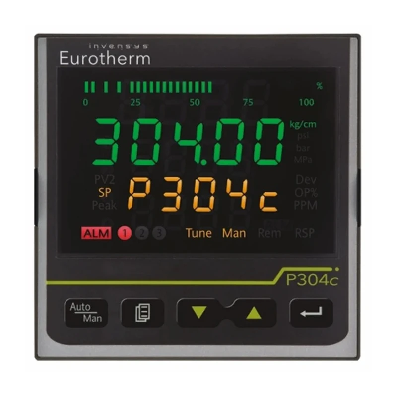 Eurotherm Piccolo P304 Panel Melt Pressure Controller 2 Input, 3 Output Analogue 230V AC PID Controller P304C/CC/VH/XXX/SDXX