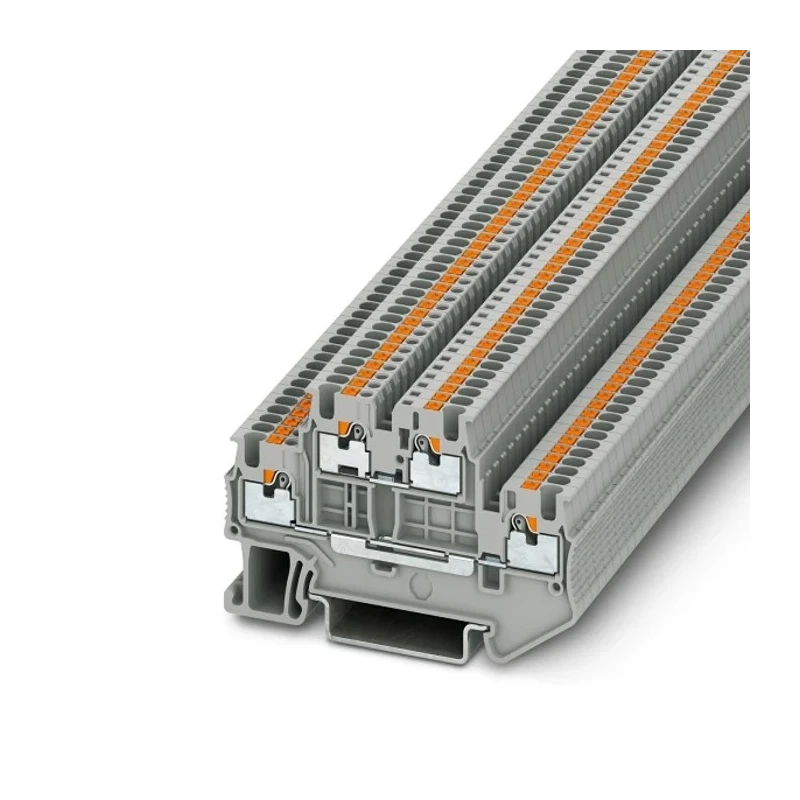 Phoenix Contact Double Level Terminal Block Grey 1.5mm² 2-Level Push-in 500V 16A 3208511