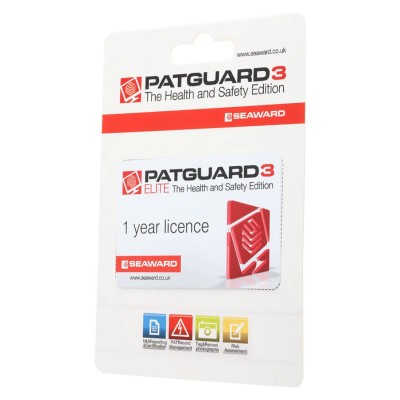 Seaward PAT Testing Software PATGuard 3 Elite License Card for Use With Seaward PAT Testers 400A924