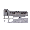 Phoenix Contact DIN Rail Terminal Block Grey, 3-Level, Spring Cage, 0.14mm² to 4 mm², 24A Current, 500V Voltage 3031047