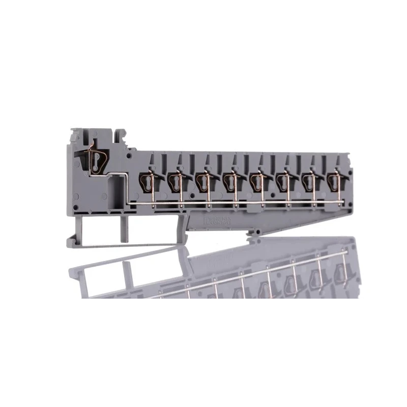 Phoenix Contact DIN Rail Terminal Block Grey, 3-Level, Spring Cage, 0.14mm² to 4 mm², 24A Current, 500V Voltage 3031047