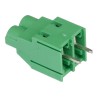 Phoenix Contact MKDS 5/2-6.35 Series Straight PCB Terminal Block, 2 Contacts, 6.35 mm Pitch, 32A Current, 1kV 1714955
